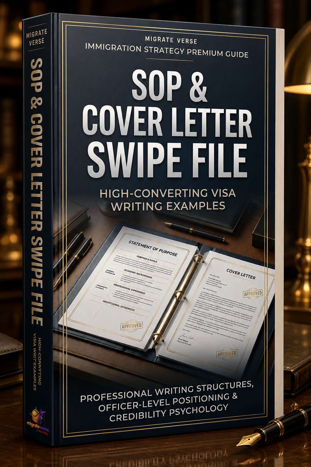 SOP & Cover Letter Swipe File — Migrate Verse Bonus 1